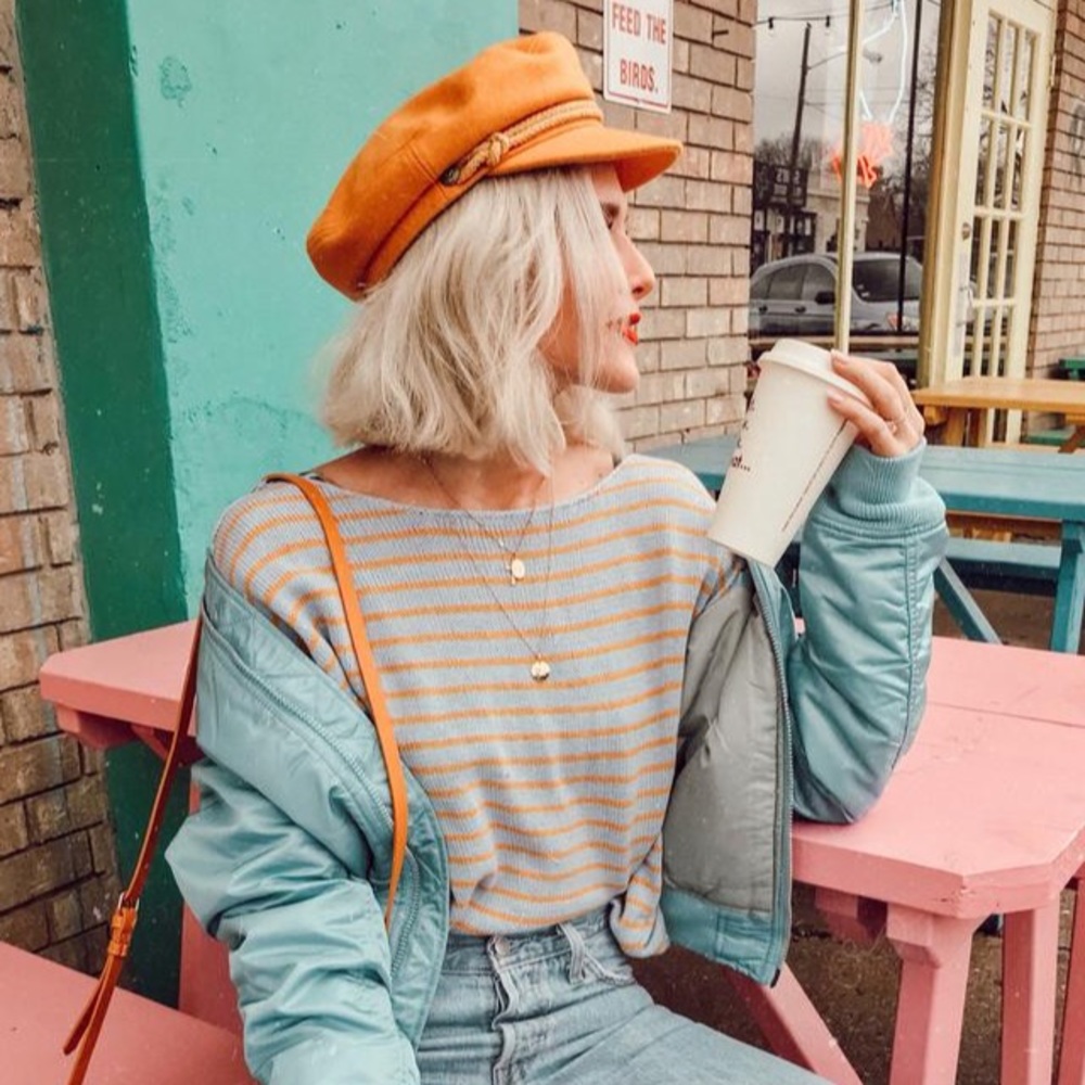 Brixton Ashland Mustard Greek Cabby Fisherman Hat